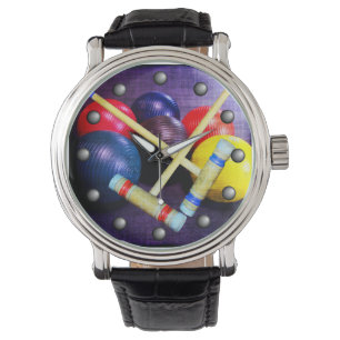 Gelassen uns Krokettgrunge-Art spielen Armbanduhr