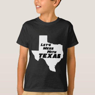 Gelassen uns mit Texas-Weiß verwirren T-Shirt