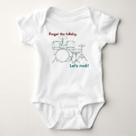 Gelassen uns Trommel-Set-T - Shirt schaukeln