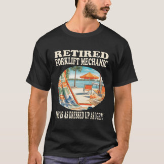 Gelassene Gabelstapler Mechanische Entspannung T-Shirt