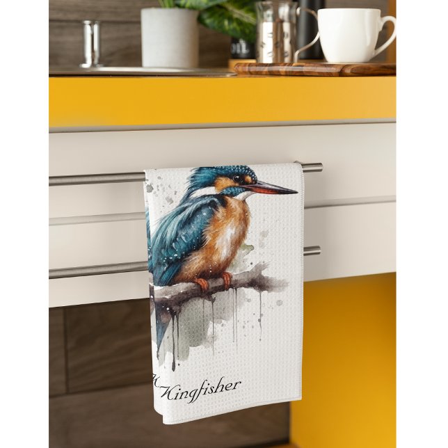 Gelassenheit des Kingfisher Geschirrtuch (Von Creator hochgeladen)