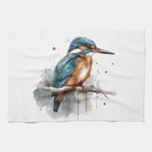 Gelassenheit des Kingfisher Geschirrtuch