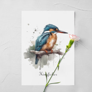 Gelassenheit des Kingfisher Postkarte