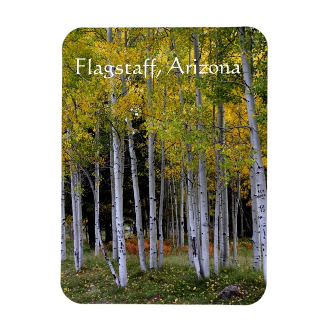 Gelassenheit in Gold und Green Aspen's Vorreiterte Magnet (Vertikal)