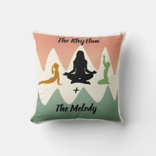 Gelassenheit in Motion Yoga Pose Platz Kissen