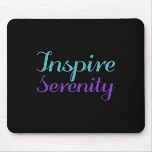 Gelassenheit inspiriert, psychische Gesundheit Mousepad