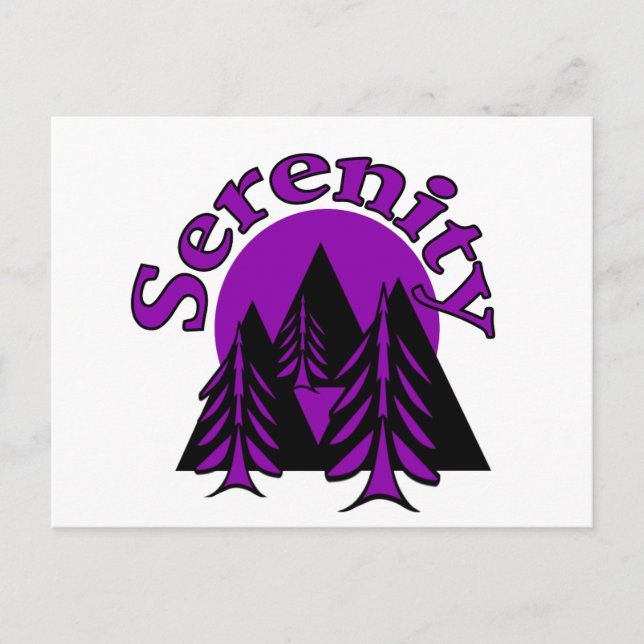Gelassenheit Postkarte (Vorderseite)