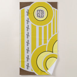 GELATO AL LIMONE Strandtuch | m3galleryStudio