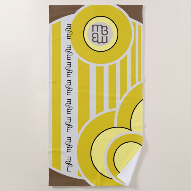 GELATO AL LIMONE Strandtuch | m3galleryStudio (Vorderseite)