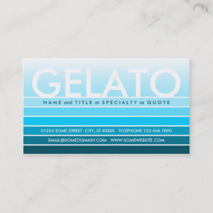 GELATO-Uhr Visitenkarte