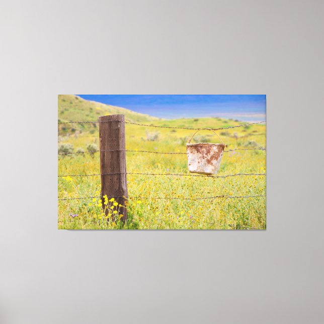 Gelb 2 leinwanddruck (Vorderseite)