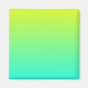 Gelb-Aqua-Verlauf Magnet