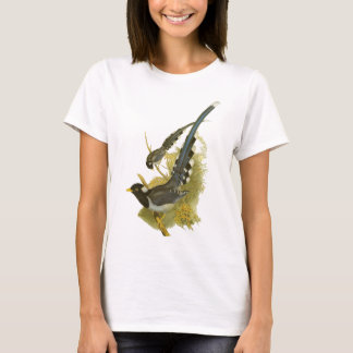 Gelb-berechnete blaue Elster T-Shirt