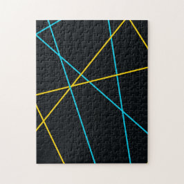 Gelb, blau, cool, trendig, urbane, moderne Linien