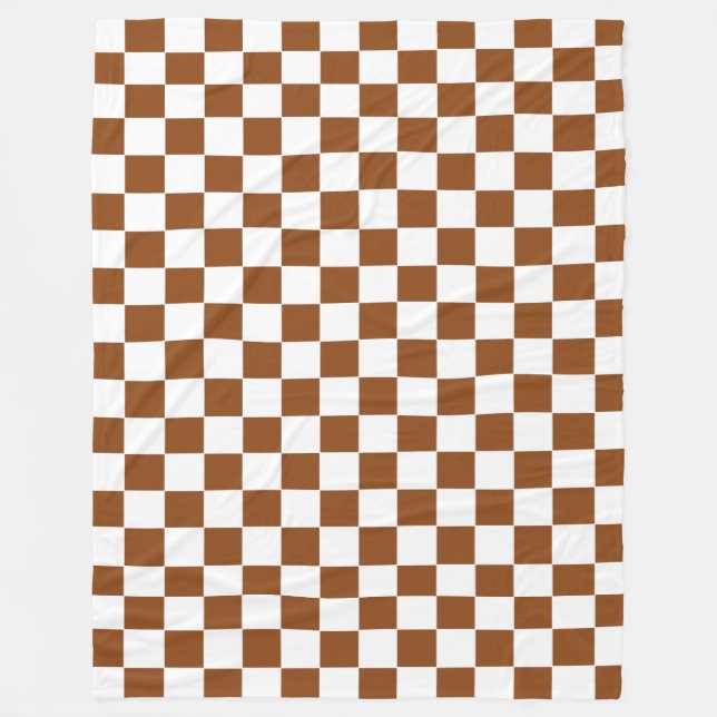 Gelb braun und weiß fleecedecke (Vorderseite)