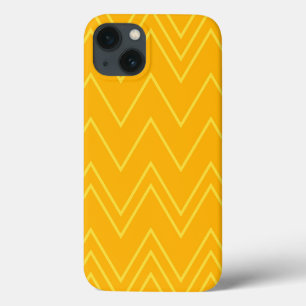 Gelb, cool, trendig, modern, urbanes Zickzackmuste Case-Mate iPhone Hülle