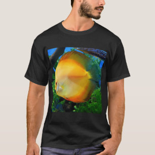 Gelb Diskusfisch T-Shirt