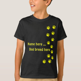 Gelb drucken - Fügen Sie Ihren eigenen Namen oder T-Shirt