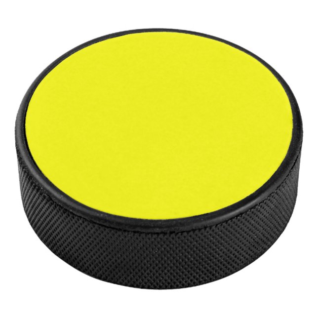 Gelb Eishockey Puck (3/4)