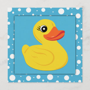 Gelb Entchen Baby Shower Einladung