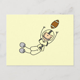 Gelb Figur Fußball Postkarte