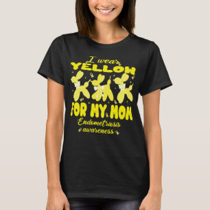 Gelb für Mama Niedlich Balloon Dog Endometriose T-Shirt