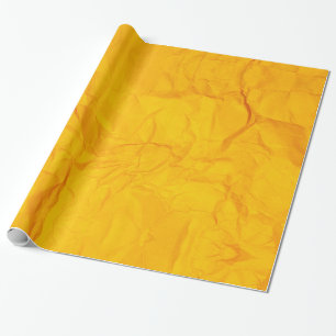 Gelb geknäueltes Geschenkpapier