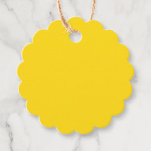 gelb geschenkanhänger