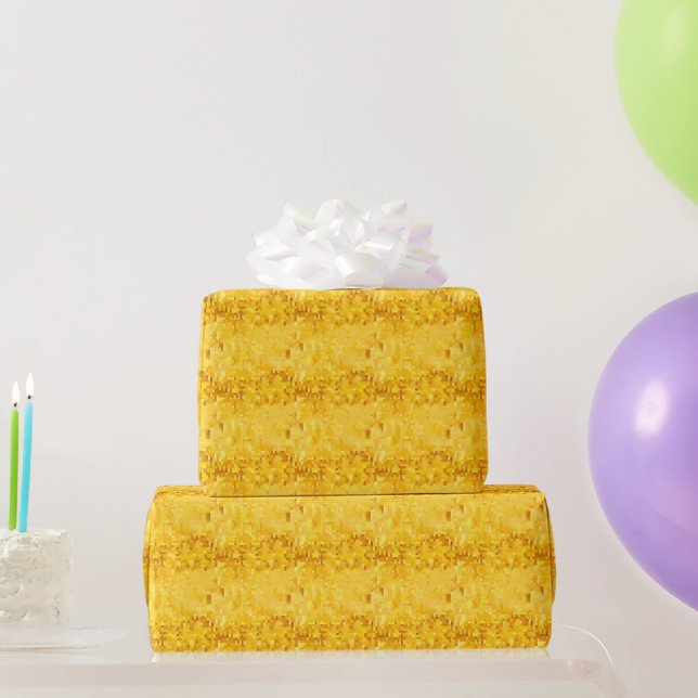 Gelb Geschenkpapier (Partygeschenke)