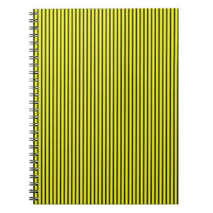 Gelb gestreifte Textur Notizblock