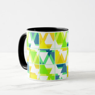 Gelb grün abstrakt , geo , geometrisch , gelb , tasse