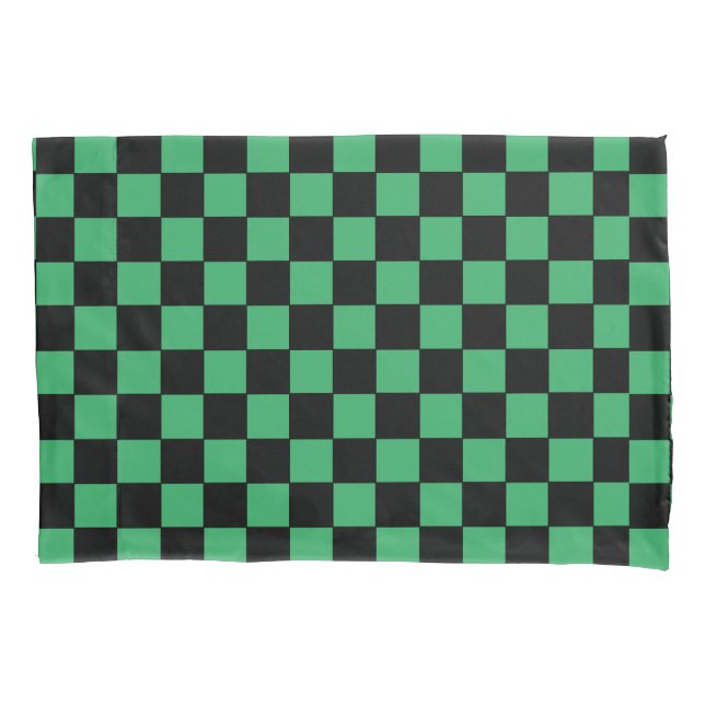 Gelb grün und schwarz kissenbezug (Vorderseite)