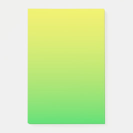 Gelb-Grüne Farbe Post-it Klebezettel