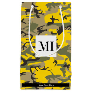 Gelb-grüne Tarnung, Tarnung, Militär, Armee Kleine Geschenktüte