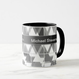 Gelb grüner abstrakter , geo , geometrisch , gelb tasse