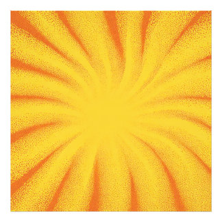 Gelb Hintergrund Sonnenstrahl – Retro Vintage Text Fotodruck