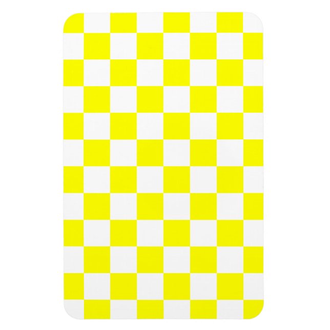 Gelb kariert magnet (Vertikal)