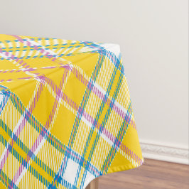 Gelb Kariert Tischdecke