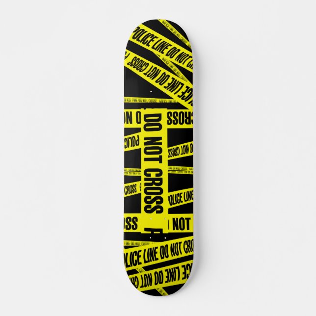 Gelb keine Bandgefährdungsgebiete mit grenzübersch Skateboard (Vorne)