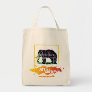 Gelb "Kunst für eine Heilung" Tasche $20,95