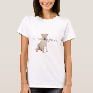 Gelb Labrador Retriever Party T-Shirt