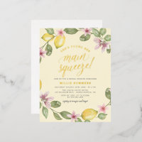 Gelb | Lemon Wreath Main Squeeze Brautparty
