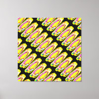 Gelb Mellow bunt abstrakte Art Hippie Stil