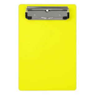 Gelb Mini Klemmbrett