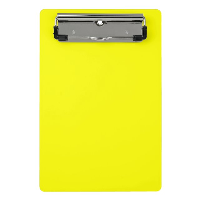 gelb mini klemmbrett (Vorderseite)