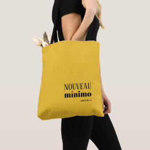 Gelb Minimal NOUVEAU MINIMO Personalisiert Tasche