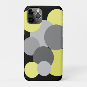 Gelb mit grauen Polka-Punkten Case-Mate iPhone Hülle