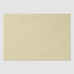 Gelb mit weißen Polka-Punkten Seidenpapier