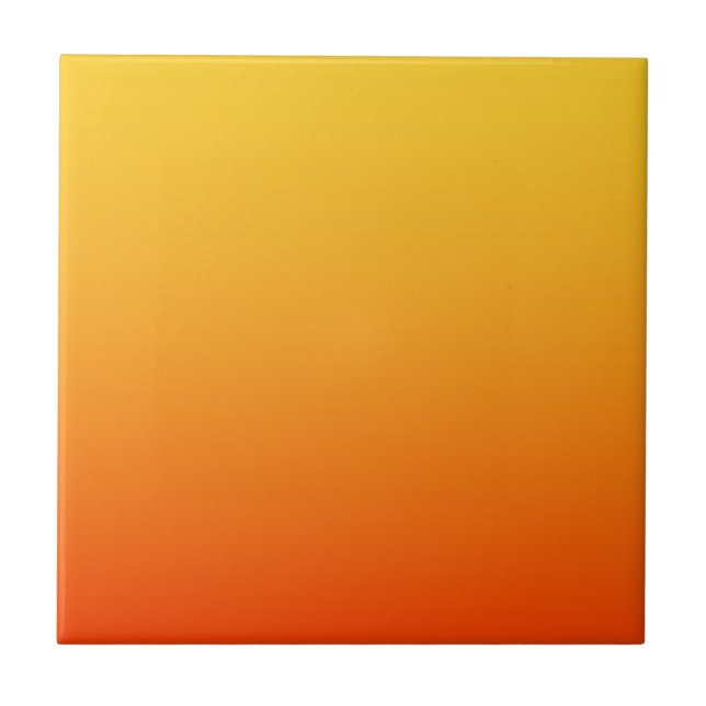 Gelb Orange Farbe Fliese (Vorderseite)