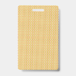 Gelb, orange und braune Blätter aus Packpapier Ausweis